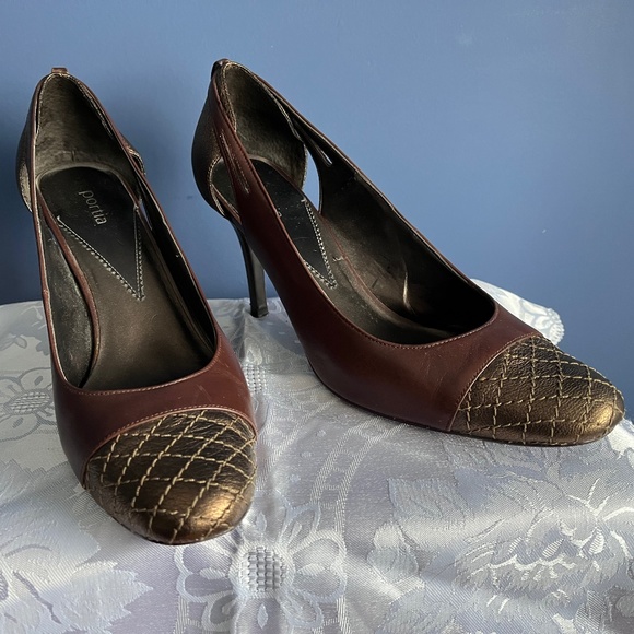 Portia sandals in brown/bronze, size 8 - Picture 3 of 9